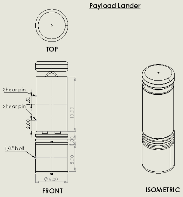 Payload Section CAD Drawings